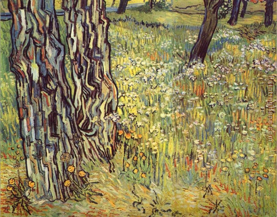Vincent van Gogh Tree trunks